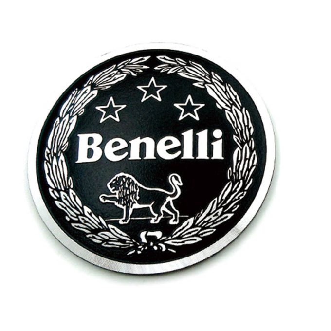 3D Benelli Logo Emblem Badge Decals Motorcycle Aluminum Sticker Decal Car Emblem Auto Accessories