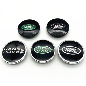 Pegatinas con emblema de tapa de cubo Land Rover de 62mm, cubierta de insignia de tapa de rueda con logotipo de piezas de automóvil Range Rover de 6,2 cm