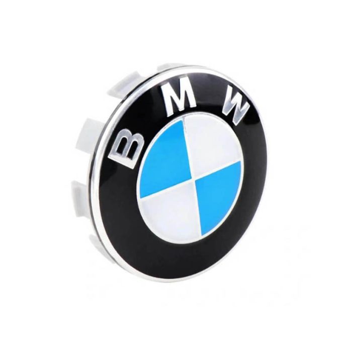 BMW auto parte logotipo abs crachá adesivo 56mm 68mm centro da roda do carro tampa do cubo emblema do aro